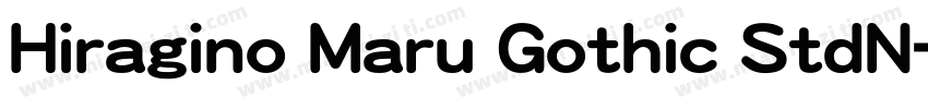Hiragino Maru Gothic StdN字体转换